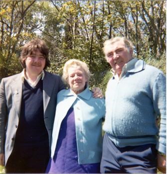 With My Darling Mam and Dad at Victoria Cottage 1979