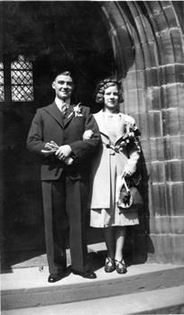 Mam and Dad on their Wedding Day, Saturday June 4th 1938