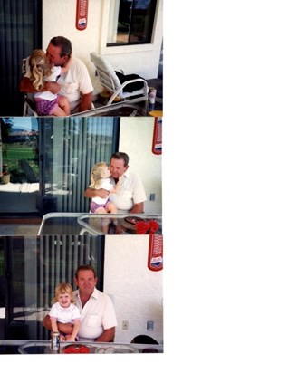 Bob and his granddaughter Sara in 1993