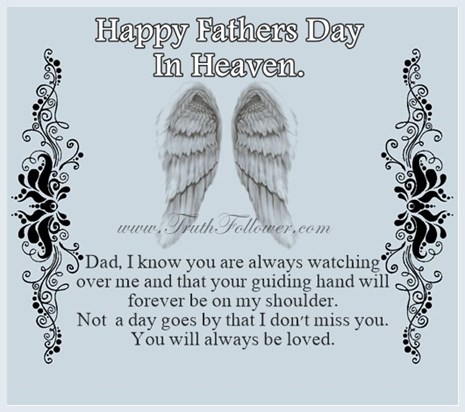 Happy Fathers Day in Heaven  