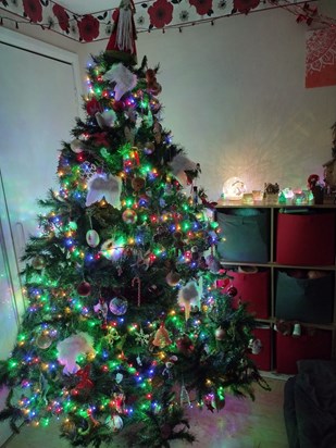 Our beautiful tree this year 2021