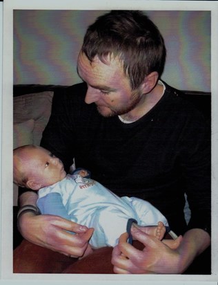 Big Arlo & Little Arlo, Oct 2005. Arlo said he'd never met another until our son arrived!