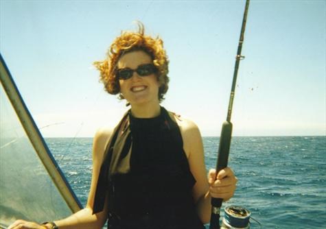 Alice fishing in Narooma December 2001 001 (2)