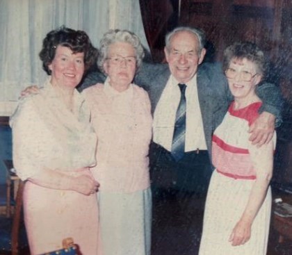 Rose with Mum, Dad and Josie