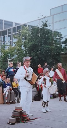 Day of Dance MK City Centre. One of the many dancing days Stony Stratford Morris and Old Mother Redcap's.