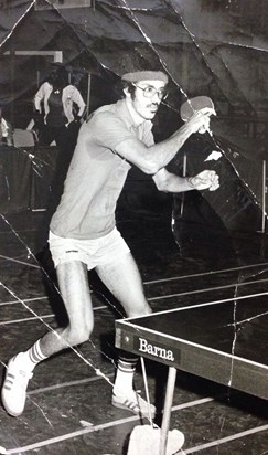 Gordon Delph, representing T&T against the USA in November 1978.