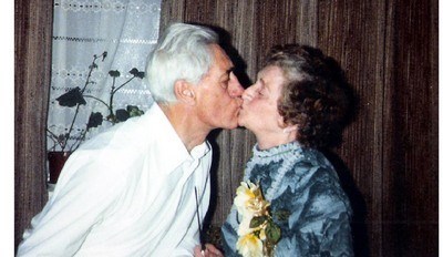Vic & Kath married for 69 years, Golden Wedding Ann.1984