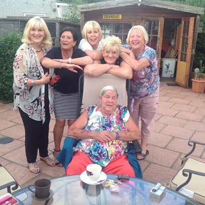 Marion, Pat, Carol, Diane, Shirley & Maggie summer 2015