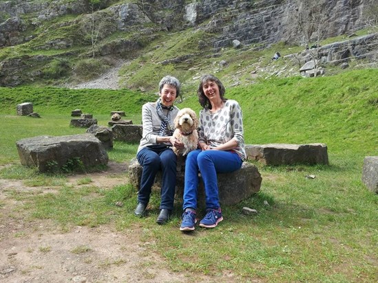 On one of our wee holidays together in Cheddar Gorge
