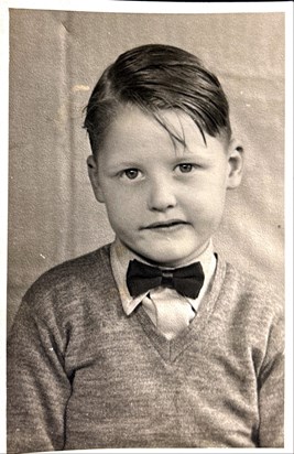 A very young John