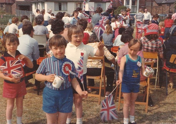 Jubilee celebrations at Rachel Madocks School 1977.