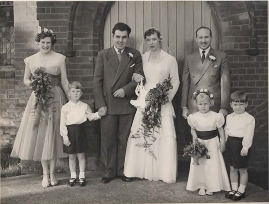 Mum and Dad on their Wedding Day