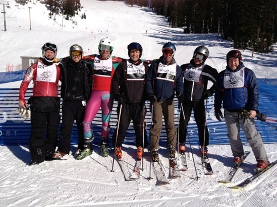 Scott Mader (#225) with Mactacular Ski Team