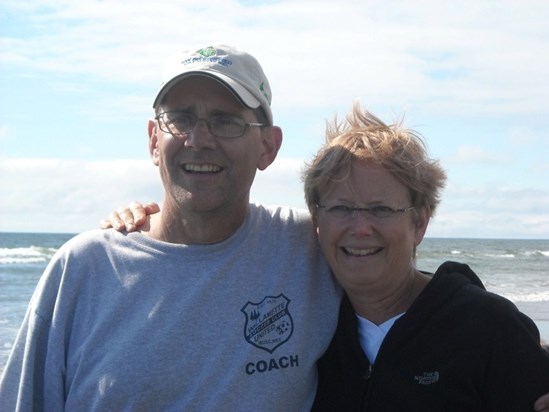 Scott and Maureen at Fort Stevens 2012
