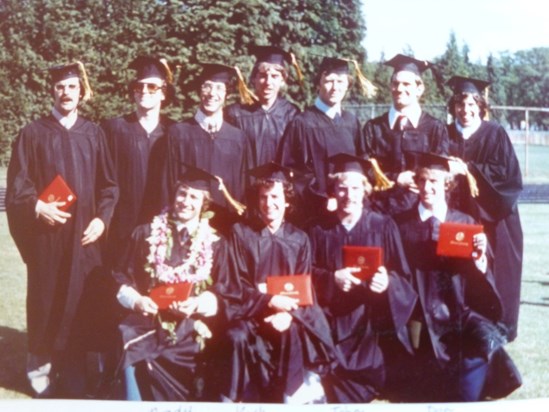 Willamette Years: SDC SAE Bros, Graduation, May 1977