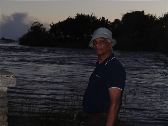 On the banks of the Zambezi River