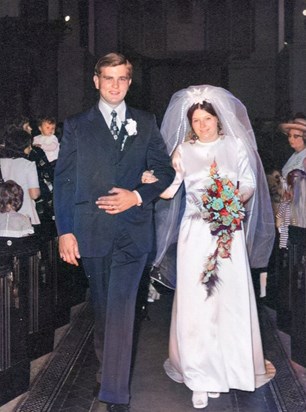 Ian Corbin wedding photo colourised