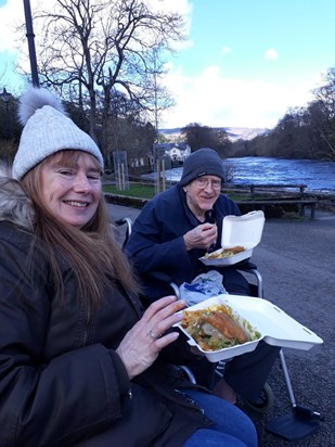 Fish and chips in Llangollen