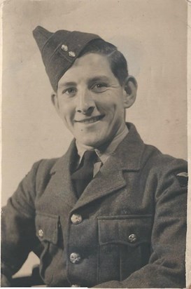 National service in the RAF. Bruce is 18 in this picture