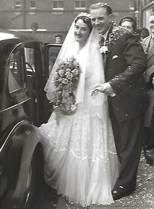 Bill & Gill - Wedding Day - 26 November 1956