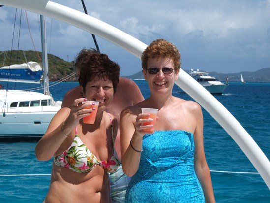 Rum punch in the Carribean. Here's to good times