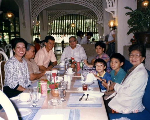 Visiting relatives in Manila