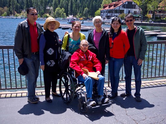 Family reunion in Lake Arrowhead, May 2013