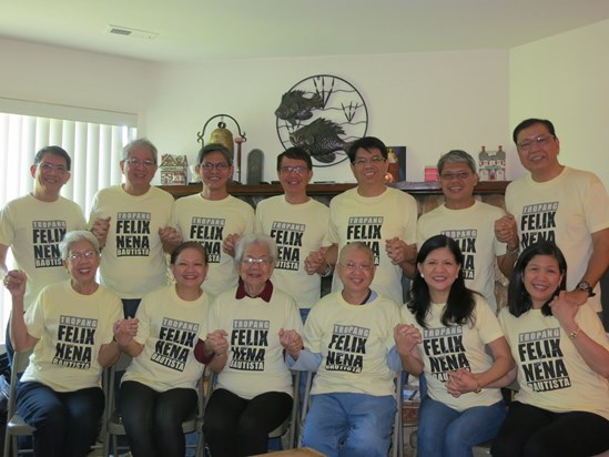 All twelve siblings and Mommy together for one last time, May 2013