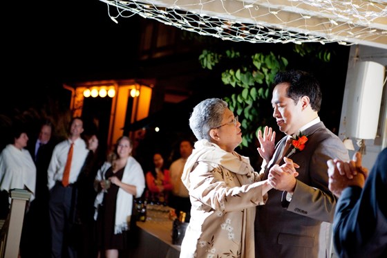 Dancing with the groom, October 2011