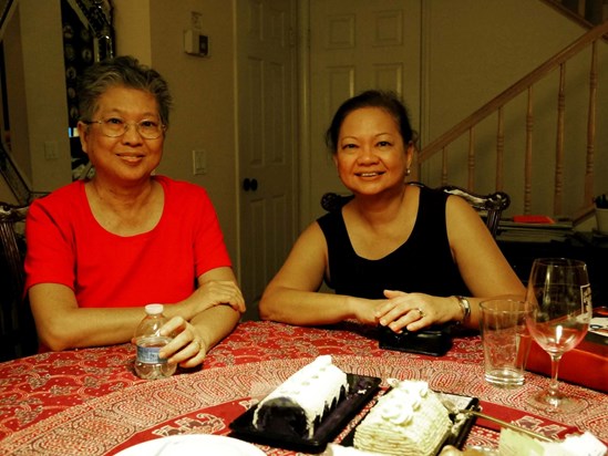 Cherie and Aggie in Pasadena, September 2012