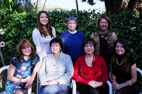 The Galvez ladies welcoming the new year 2010