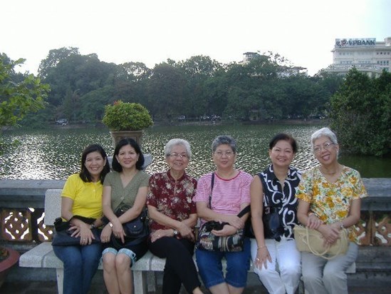 In Hanoi with four sisters and Mommy
