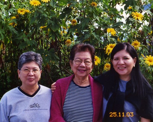 In Baguio with Mommy and Gigi, November 2003