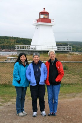 A lighthouse in Cape Breton, Nova Scotia, October 2008