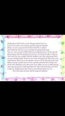 The poem we used at George's funeral xx