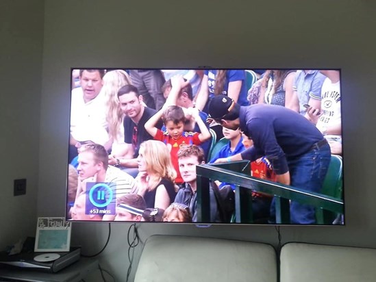Famous moment at Wimbledon
