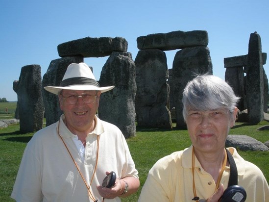 Janet and John at Stonehenge