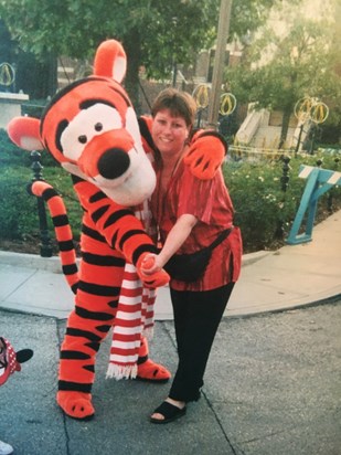 Gill and Tigger at Disneyland