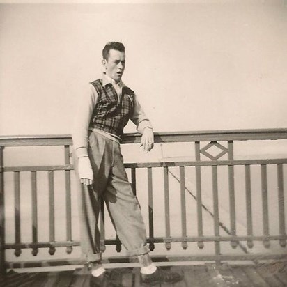 Frank on Margate Seafront 1950