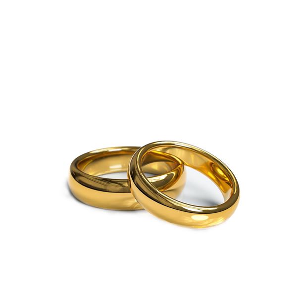 WEDDING RINGS - sent on 12th June 2023