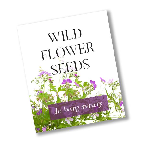 WILD FLOWER SEEDS - sent on 30th March 2022