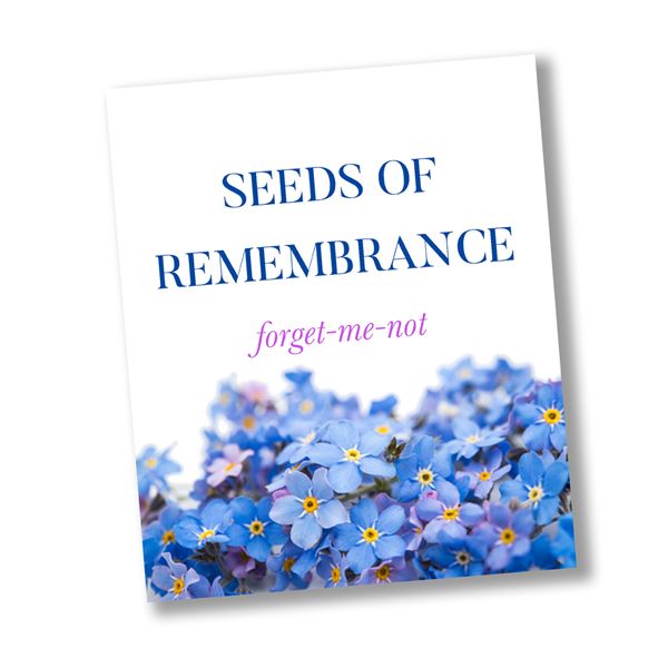 SEEDS OF REMEMBRANCE - sent on 18th October 2020