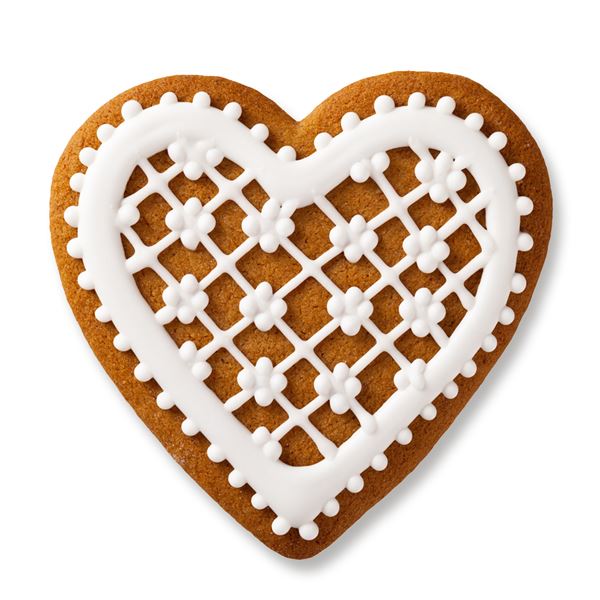 Gingerbread Heart - sent on 13th December 2021