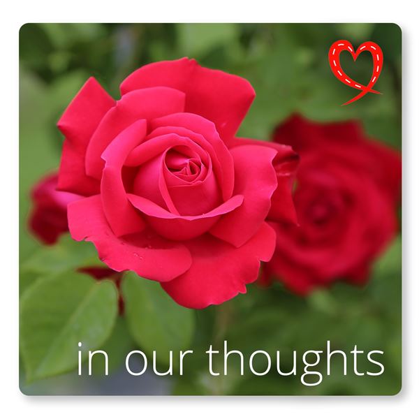 In our thoughts - sent on 18th March 2021